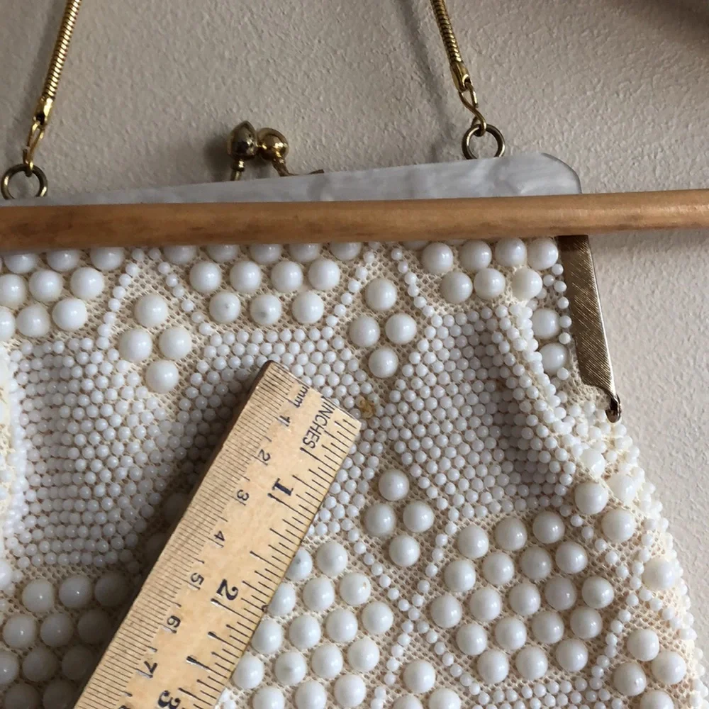 ✨Vintage Authentic Goldco Hong Kong beaded handbag - Picture 12 of 17